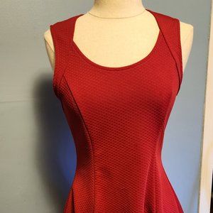 Cute form-fitting red dress